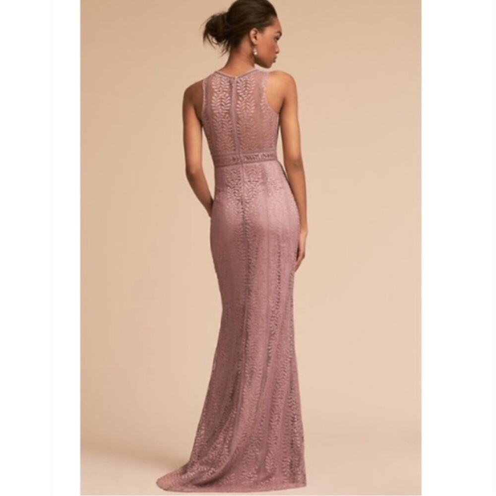 Bhldn Connor crochet dress in mauve - Picture 3 of 9